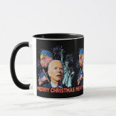 Mug Noël Biden Drôle Joe Biden Confus Noël (Gauche)