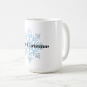 Mug Noël blanc clair (Devant droit)