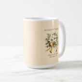 Mug Noël Blanc framboise Mère de la mariée (Devant droit)