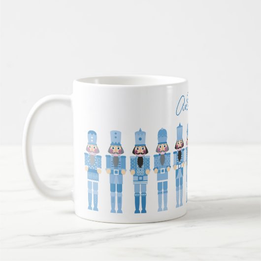 MUG NOËL BLEU NUTCRACKERS (Gauche)