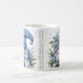 Mug Noël bleu - Petit Elfe (Centre)