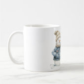Mug Noël Blue Denim Snowman (Gauche)