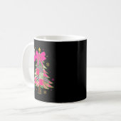 Mug Noël Bonhomme de Neige de Noël Bow Patchwork Coque (Devant gauche)