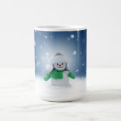 Mug Noël bonhomme de neige SlipperyJoe foulard vert m (Centre)