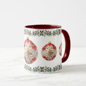 Mug Noël botanique élégant (Devant droit)