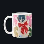 Mug Noël Bows Coquette<br><div class="desc">Vaches de Noël - Rubans Coquette.</div>