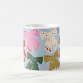 Mug Noël Bows Coquette bleu (Centre)