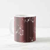 Mug Noël Brown de perles métalliques (Devant gauche)