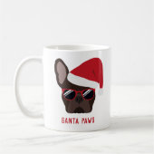 Mug Noël Brown French Bulldog (Gauche)