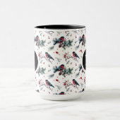 Mug Noël Bull-finch & Red Berries Motif (Centre)