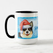 Mug Noël Cardigan Welsh Corgi (Gauche)