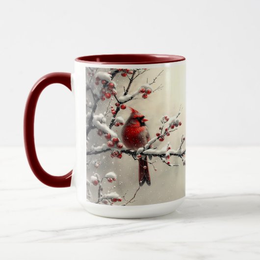 Mug Noël Cardinal Rouge (Gauche)