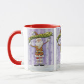 Mug Noël Caricature mignonne, je crois en Père Noël (Gauche)