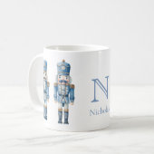 Mug Noël Casse-Noisette Bleu (Devant gauche)