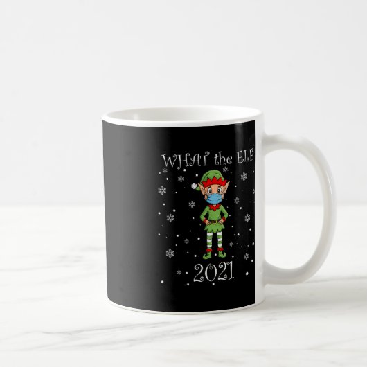 Mug Noël Ce que l'Elf 2021 amusent Noël (Droite)