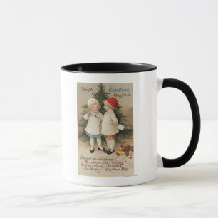 Mug Noël chaleureux GreetingKids par un arbre