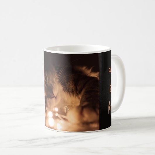Mug Noël Chat Be Furry (Devant droit)