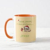Mug Noël Chat Mignon et Vilain (Gauche)