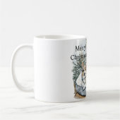 Mug Noël Cheminée Chien (Gauche)