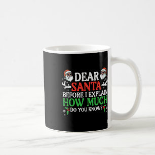 Mug Noël Cher Père Noël Combien Connaissez-Vous Les Fê