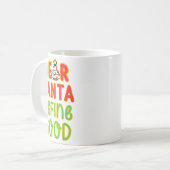 Mug Noël Cher Père Noël Définir une bonne citation de (Devant gauche)