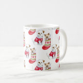 Mug Noel Chien & Chat Stockings (Devant droit)