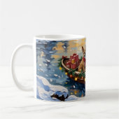 Mug Noël Chihuahua Bateau Fêtes (Gauche)