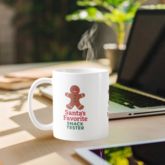 Mug Noël citation drôle goûter testeur gingembre homme