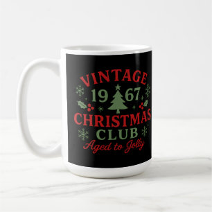 Mug Noël Club Vintage 1967 Vieilli pour une Rétro Joye