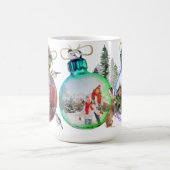 Mug Noël Collage 3-Photo Unique Garde de famille (Centre)