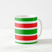 Mug Noël colore des rayures (Devant droit)