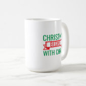 Mug noël commence avec christ-15523 (Devant droit)