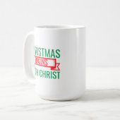 Mug noël commence avec christ-15523 (Devant gauche)