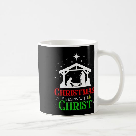 Mug Noël Commence Avec Christ Christian Religious J (Droite)