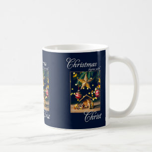 Mug Noël commence avec la Nativité Christ