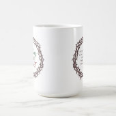 Mug NOËL COMMENCE AVEC LA Wreath D'Écriture CHRIST (Centre)