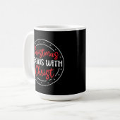 Mug Noël Commence Avec Le Christ-65772 (Devant gauche)