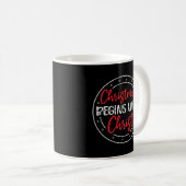 Mug Noël commence avec le Christ-65772 (Devant droit)