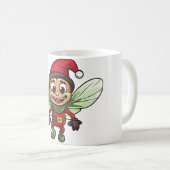 Mug Noël Cravate Papillon (Devant droit)