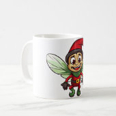 Mug Noël Cravate Papillon (Devant gauche)