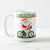 Mug Noël cycliste de Noël (Gauche)