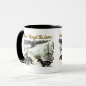 Mug Noël Dachshund (Devant gauche)