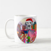 Mug Noël dalmate surprise (Gauche)