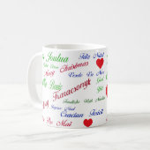 Mug Noël dans le monde (Devant gauche)