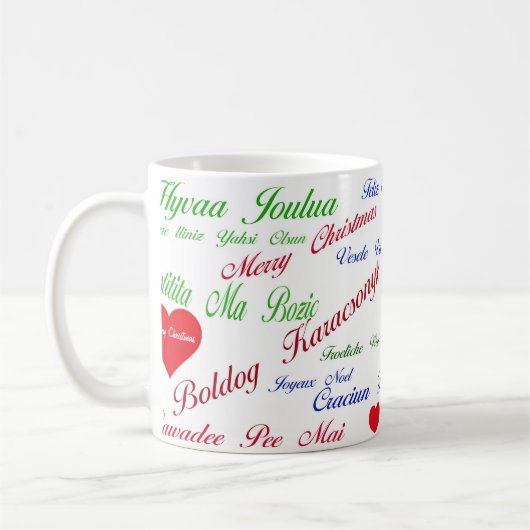 Mug Noël dans le monde (Gauche)
