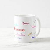 Mug Noël Dans Le Monde En Blanc II (Devant droit)