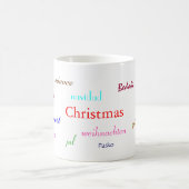 Mug Noël Dans Le Monde En Blanc II (Centre)
