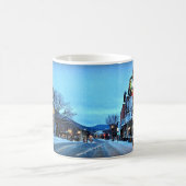 Mug Noël dans le village de la conception #2 de (Centre)