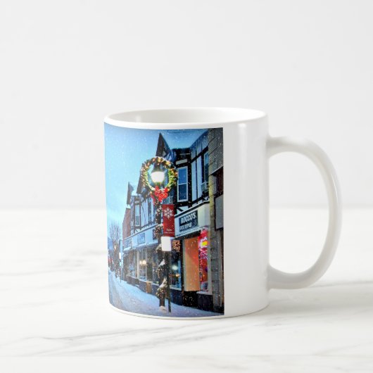 Mug Noël dans le village de la conception #2 de (Droite)