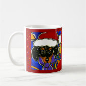 Mug Noël Dapple Doxie (Gauche)